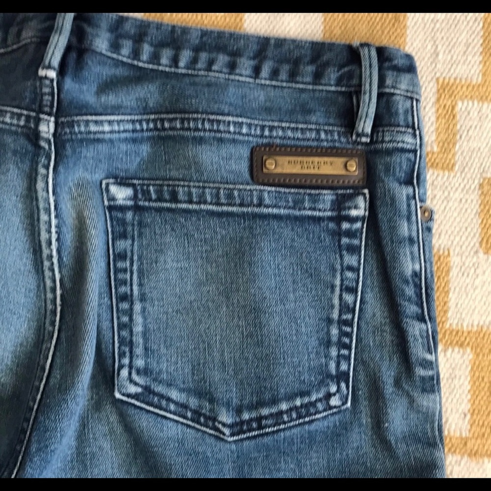 Burberry denim, gently worn.
